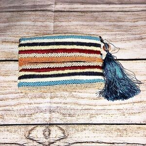 Santi Small Beaded Crossbody or Clutch Purse